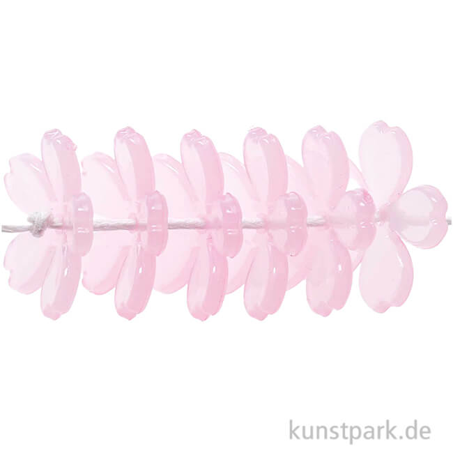 Artikelbild 1 des Artikels “Kirschblüten Perlen, Rosa, 18x18x4 mm, 20 Stück “