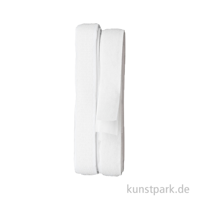 Artikelbild 1 des Artikels “Klettband selbstklebend, Weiß, 16 mm, 80 cm “