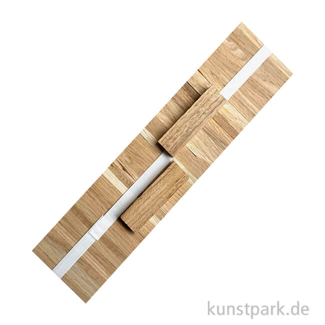 Artikelbild 1 des Artikels “Klötzchenmann Holzklötzchen zum Basteln, Eiche, 22x8x80 mm, 78 Stück “