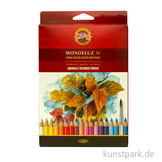 Artikelbild 1 des Artikels “Koh-I-Noor MONDELUZ Aquarellstifte, 36 Stifte im  Karton “