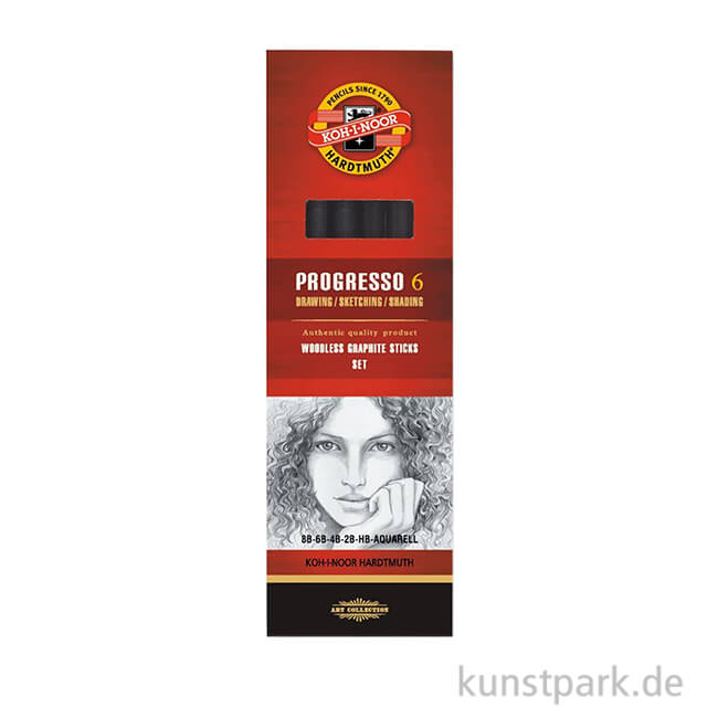 Artikelbild 1 des Artikels “Koh-I-Noor Progresso Graphit und Aquarell Set, 6 Stifte sortiert “