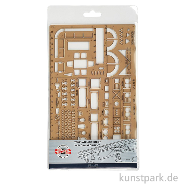 Artikelbild 1 des Artikels “Koh-I-Noor Zeichenschablone - Architekt / Technische Zeichnungen “
