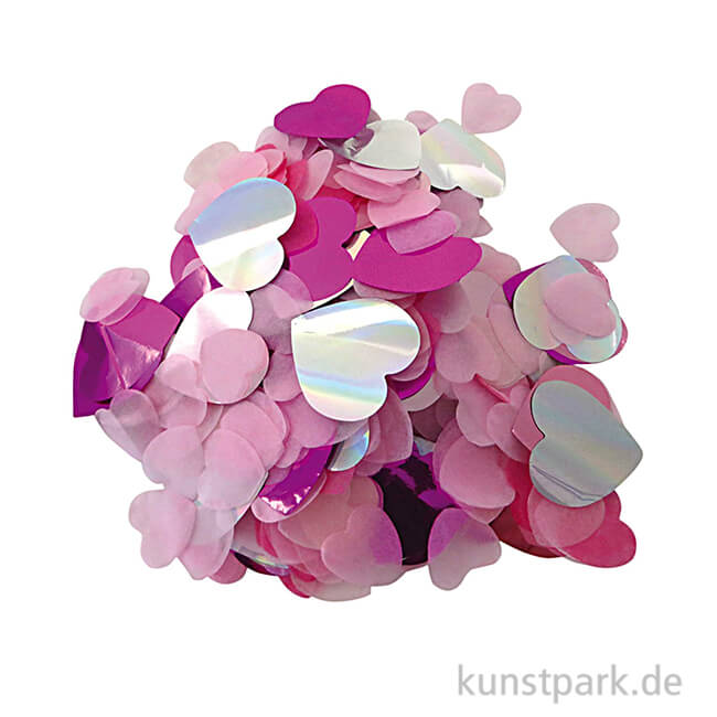 Artikelbild 1 des Artikels “Konfetti Mix - Herz, Pink-Rosa-Silber, 20 g “