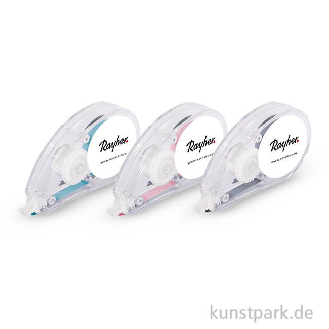 Artikelbild 1 des Artikels “Korrekturroller farbig - Hellgrau, Mint, Rosa, 3 Stück sortiert “