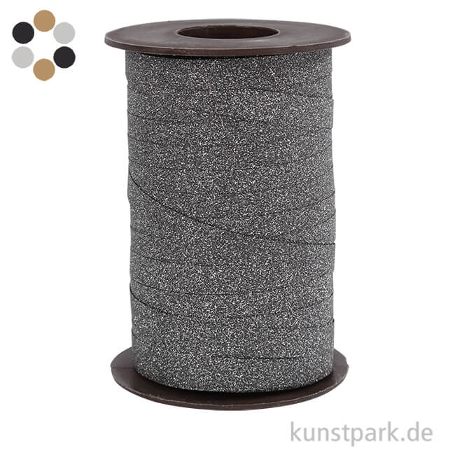 Artikelbild 1 des Artikels “Kräuselband mit Glitzereffekt, 10 mm x 100 m “
