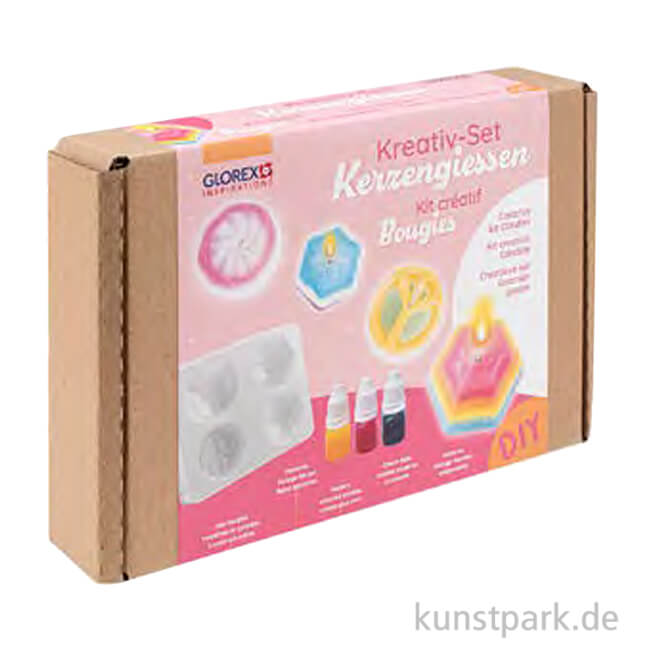Artikelbild 1 des Artikels “Kreativ-Set Kerzengießen mit 4 Motiven, Farben + Zubehör “