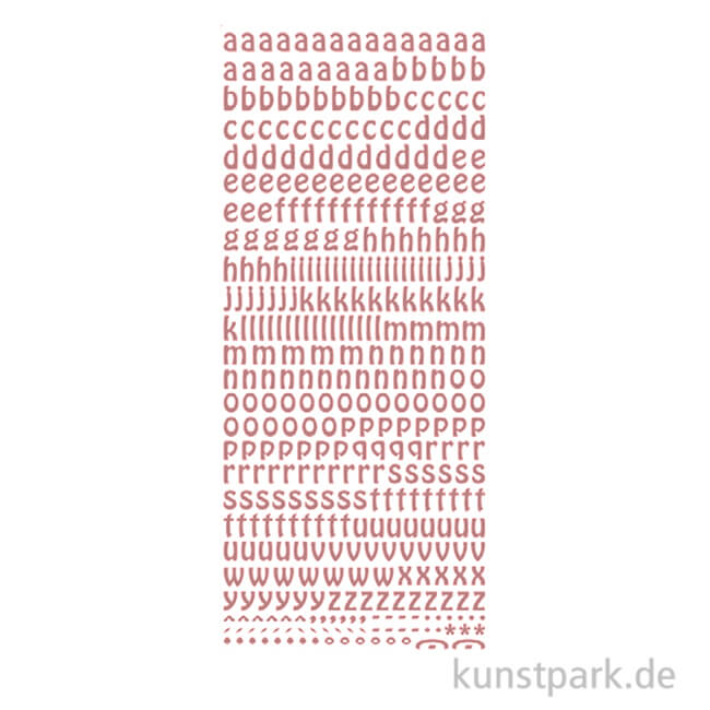 Artikelbild 1 des Artikels “Kreativ Sticker - Buchstaben klein, Kupfer, 10 x 23 cm “