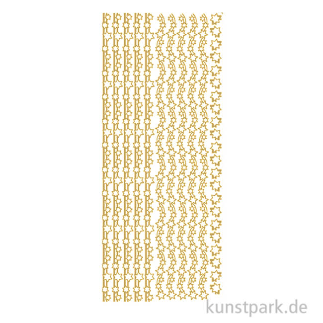 Artikelbild 1 des Artikels “Kreativ Sticker - Sterne 2, Gold, 10 x 23 cm “
