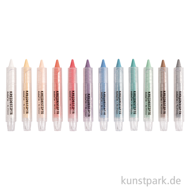 Artikelbild 1 des Artikels “Kreidestifte - 12 Stück, in Kunststoff gefasst “