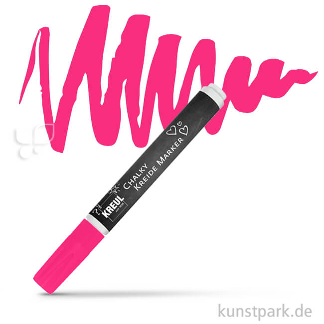 Artikelbild 1 des Artikels “KREUL Chalky Kreidemarker Einzelfarbe | Neon Pink“