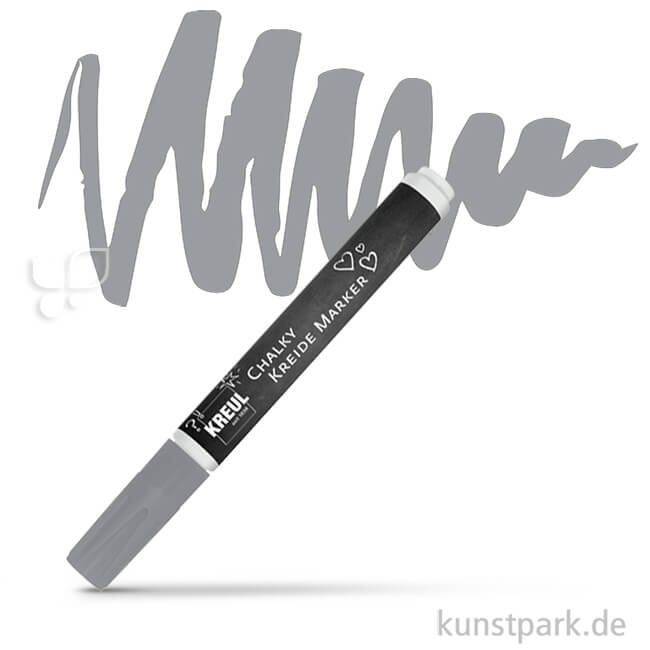 Artikelbild 1 des Artikels “KREUL Chalky Kreidemarker Einzelfarbe | Volcanic Gray“