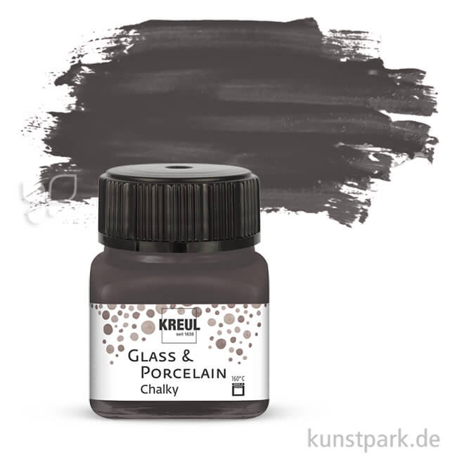 Artikelbild 1 des Artikels “KREUL Glass & Porcelain CHALKY 20 ml Einzelfarbe | Volcanic Gray“