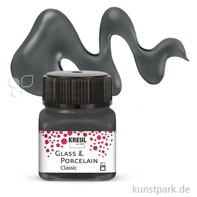 Artikelbild 1 des Artikels “KREUL Glass & Porcelain CLASSIC 20 ml Einzelfarbe | Grau“