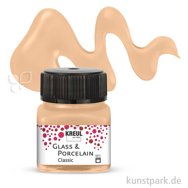 Artikelbild 1 des Artikels “KREUL Glass & Porcelain CLASSIC 20 ml Einzelfarbe | Metallic-Champagner“