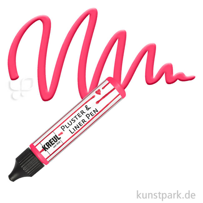 Artikelbild 1 des Artikels “KREUL Pluster & Liner Pen, 29 ml Stift | Neon Pink“