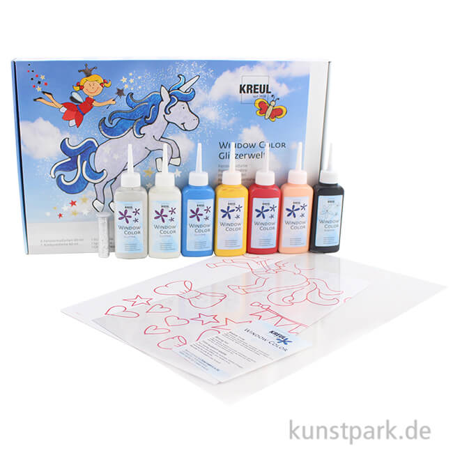 Artikelbild 1 des Artikels “KREUL Window Color Glas Design Set - Glitzerwelt “
