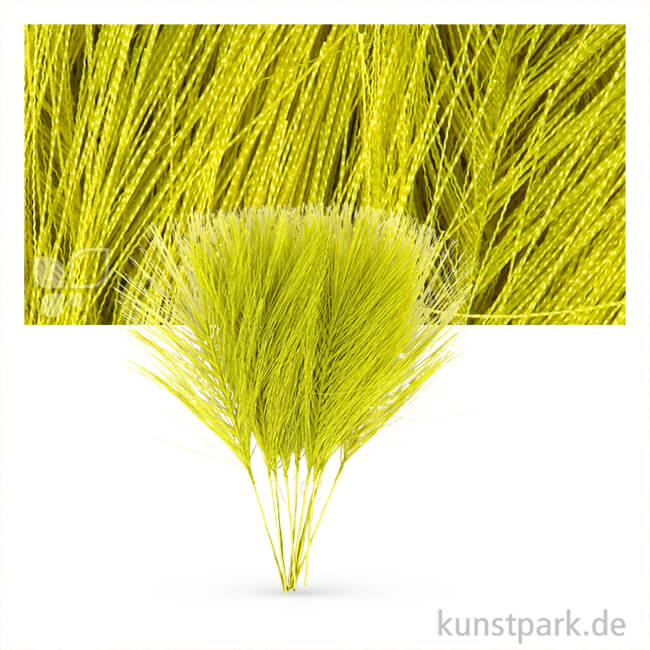 Artikelbild 1 des Artikels “Künstliche Flauschfedern, 10 Stück Einzelfarbe  | Grün“