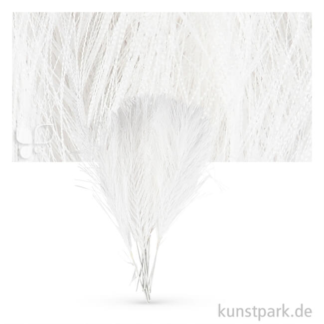 Artikelbild 1 des Artikels “Künstliche Flauschfedern, 10 Stück Einzelfarbe | Weiß“