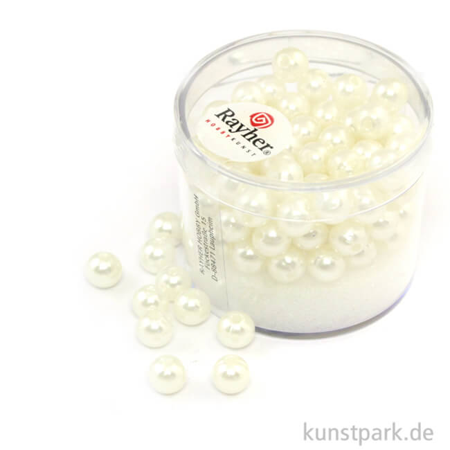 Artikelbild 1 des Artikels “Kulturwachsperlen Kunststoff | 6 mm - 100 Stück“