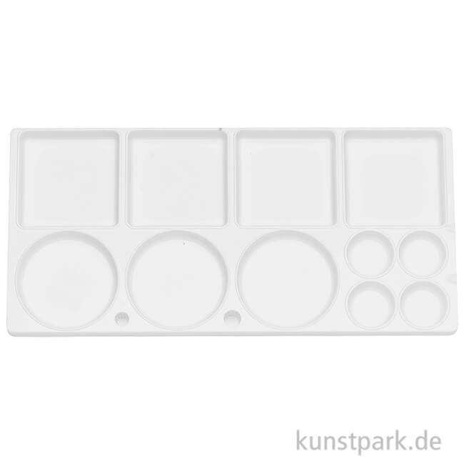 Artikelbild 1 des Artikels “Mischpalette eckig aus weißem Kunststoff mit 11 Näpfen “