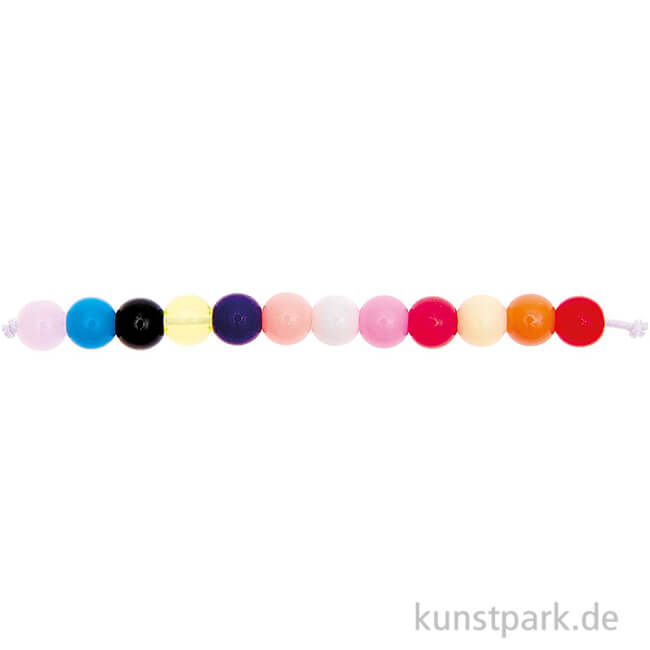 Artikelbild 1 des Artikels “Kunststoffperlen, Just Happy Mix, 6 mm Durchmesser, 68 Stück “