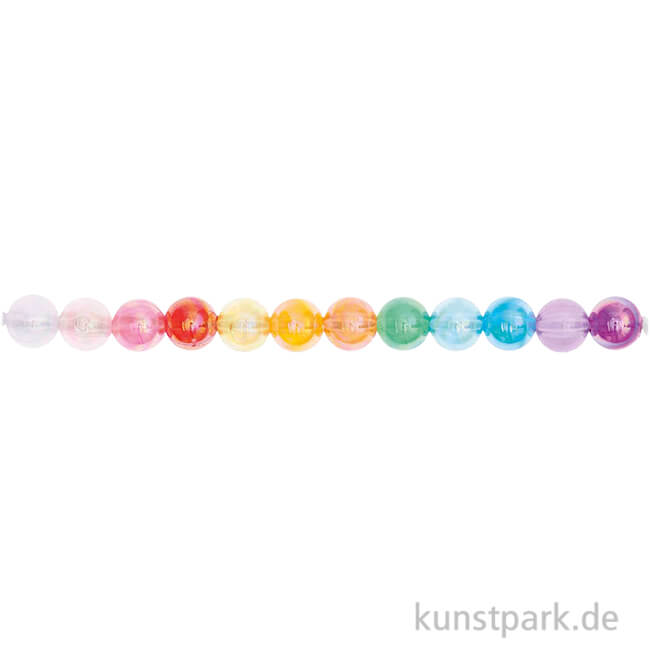 Artikelbild 1 des Artikels “Kunststoffperlen, Regenbogen Mix, Holographisch, 8 mm, 36 Stück “
