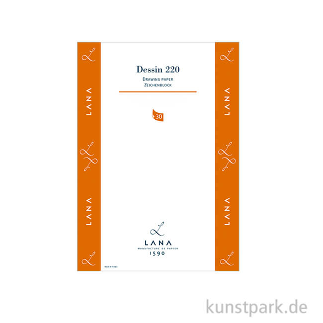 Artikelbild 1 des Artikels “Lana DESSIN Zeichenpapier, 30 Blatt, 220g DIN A3“