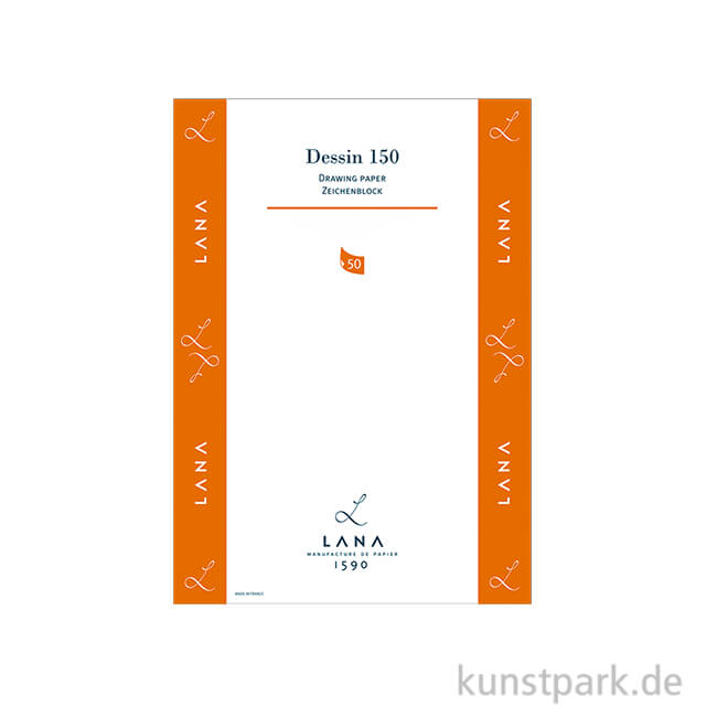 Artikelbild 1 des Artikels “Lana DESSIN Zeichenpapier, 50 Blatt, 150g DIN A3“
