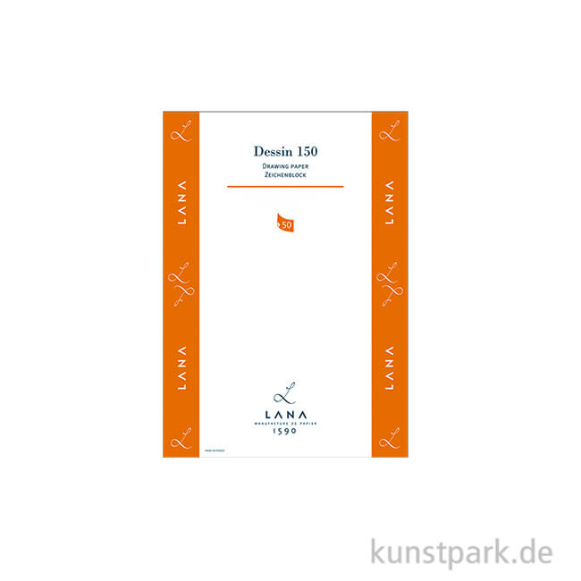 Artikelbild 1 des Artikels “Lana DESSIN Zeichenpapier, 50 Blatt, 150g DIN A4“