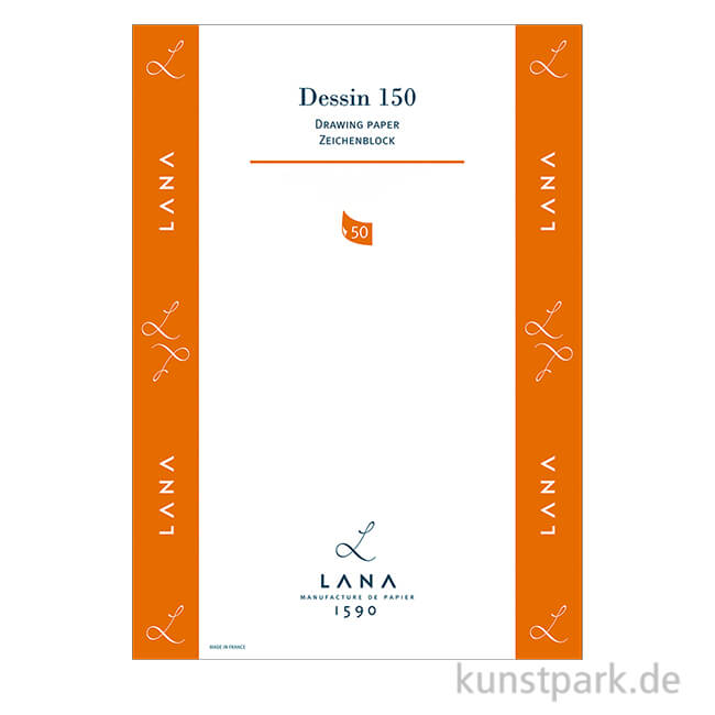 Artikelbild 1 des Artikels “Lana DESSIN Zeichenpapier, 50 Blatt, 150g “