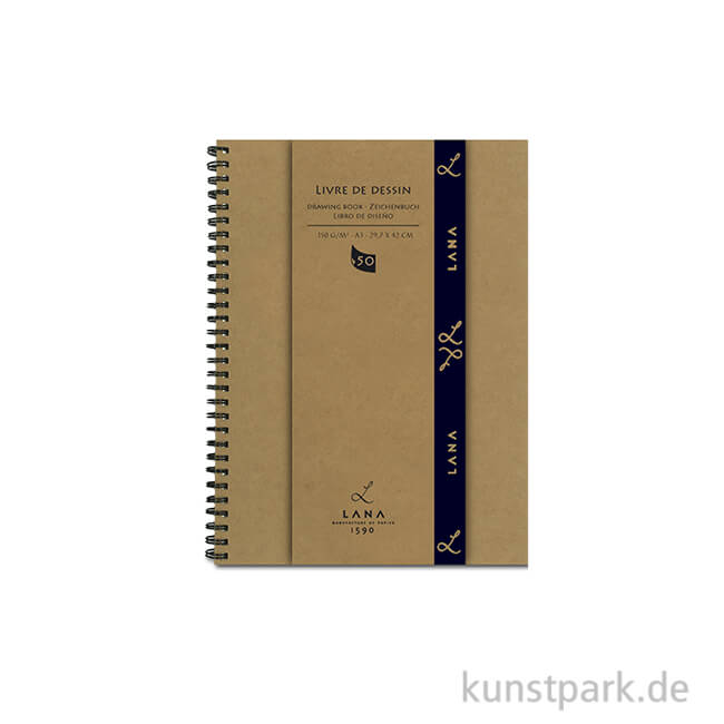 Artikelbild 1 des Artikels “Lana LIVRE DE DESSIN Skizzenbuch, 50 Blatt, 150g, spiral DIN A4“