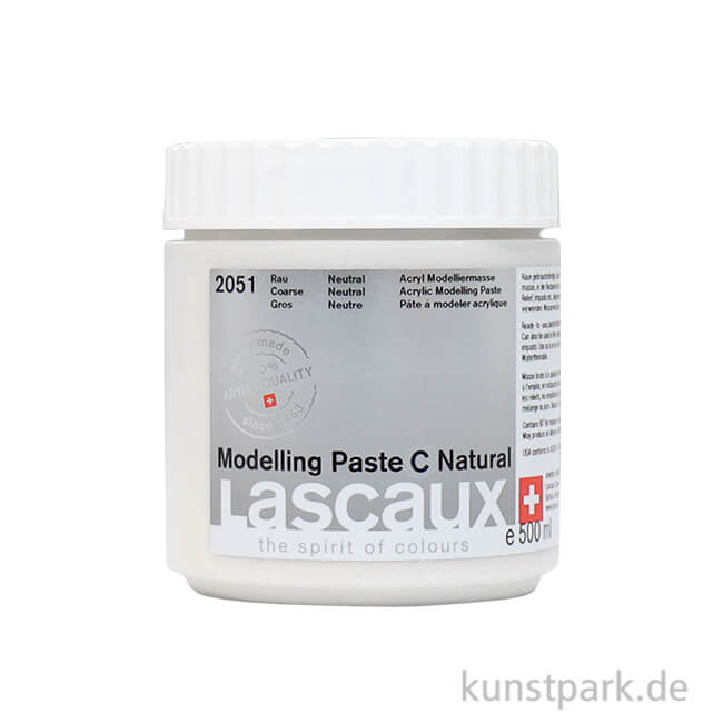 Artikelbild 1 des Artikels “Lascaux Modelling Paste C Natural - extra rau 500 ml“
