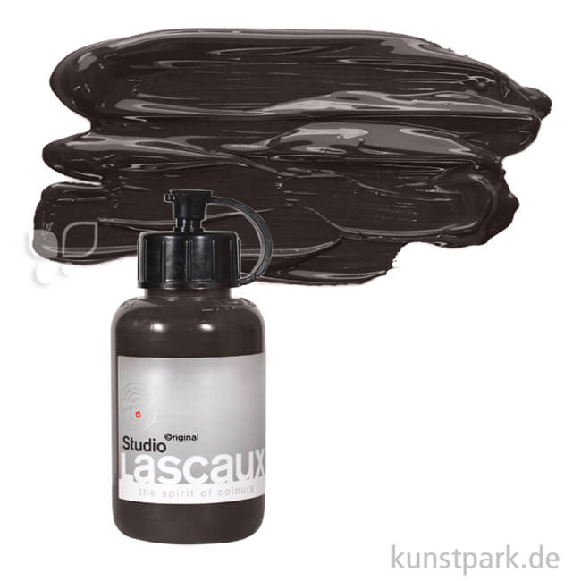 Artikelbild 1 des Artikels “Lascaux STUDIO Acrylfarben 85 ml Flasche | 972 Oxidschwarz“