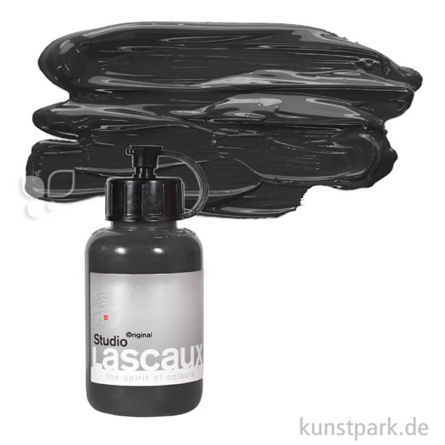 Artikelbild 1 des Artikels “Lascaux STUDIO Acrylfarben 85 ml Flasche | 975 Mischschwarz“