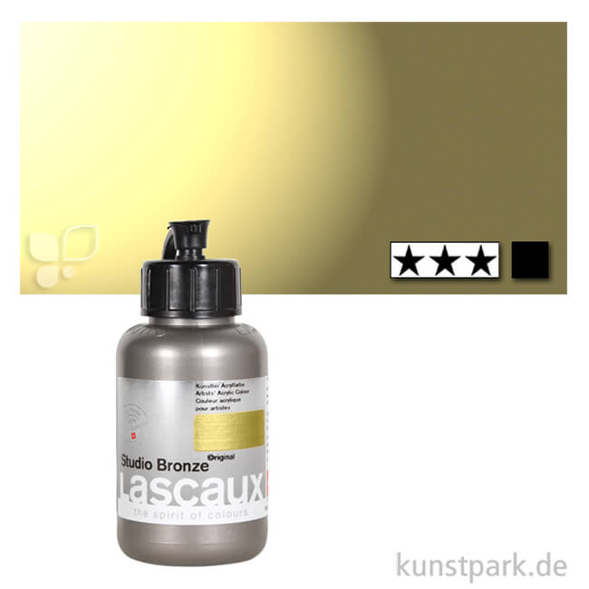 Artikelbild 1 des Artikels “Lascaux STUDIO Bronzefarben 85 ml Flasche | 993 Englischgrüngold“