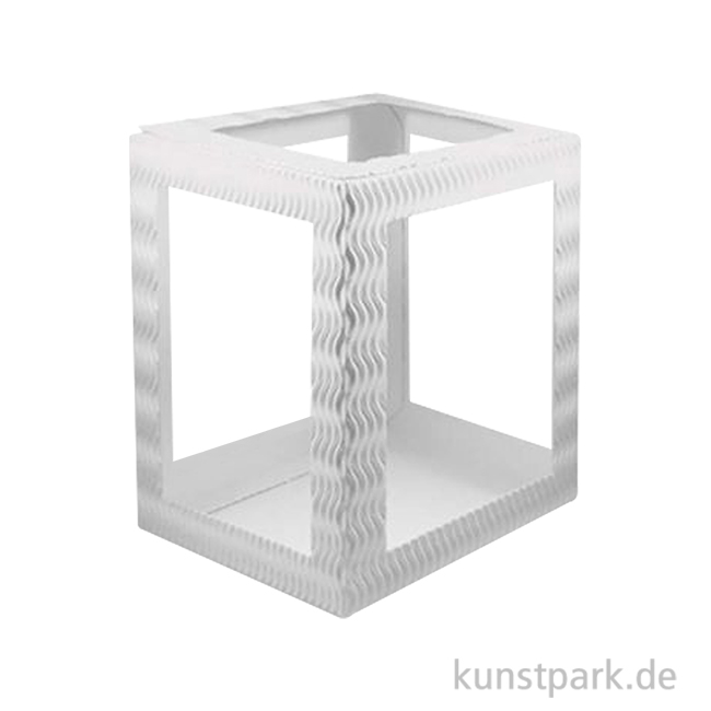 Artikelbild 1 des Artikels “Laternenrohling mit Folien + Zubehör, Weiß “