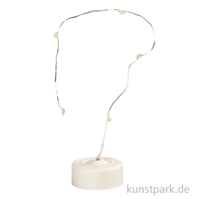 Artikelbild 1 des Artikels “LED-Lichterkette mit Standfuß für Glasglocken, Länge 27 cm “