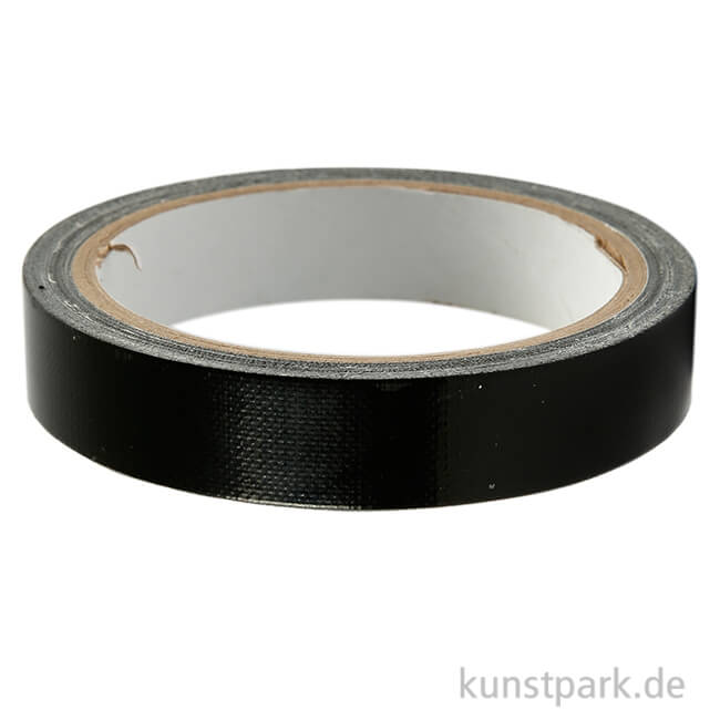 Artikelbild 1 des Artikels “Gewebeklebeband mit guter Handreißbarkeit - Schwarz, Länge 25 m 19 mm“
