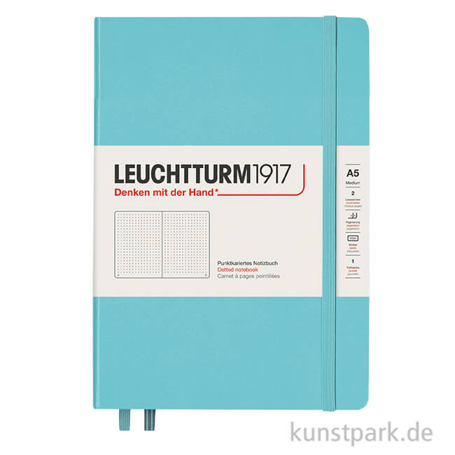 Artikelbild 1 des Artikels “Leuchtturm Notizbuch Hardcover - Aquamarine, DIN A5, Dotted “