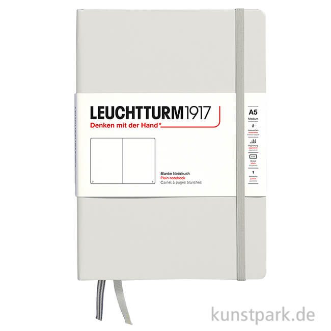 Artikelbild 1 des Artikels “Leuchtturm Notizbuch Hardcover - Light Grey, DIN A5, Blanko “