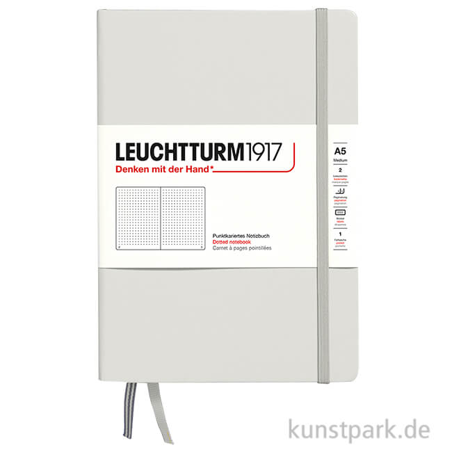 Artikelbild 1 des Artikels “Leuchtturm Notizbuch Hardcover - Light Grey, DIN A5, Dotted “