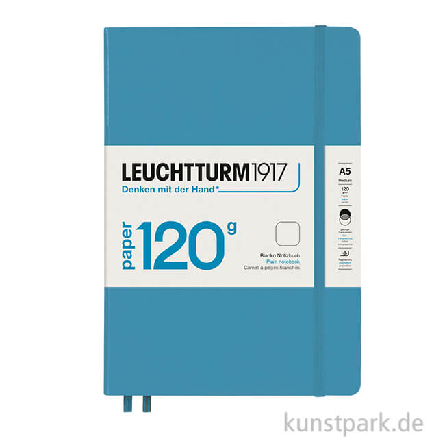 Artikelbild 1 des Artikels “Leuchtturm Notizbuch Hardcover - Nordic Blue, 120g Edition, A5, Blanko “