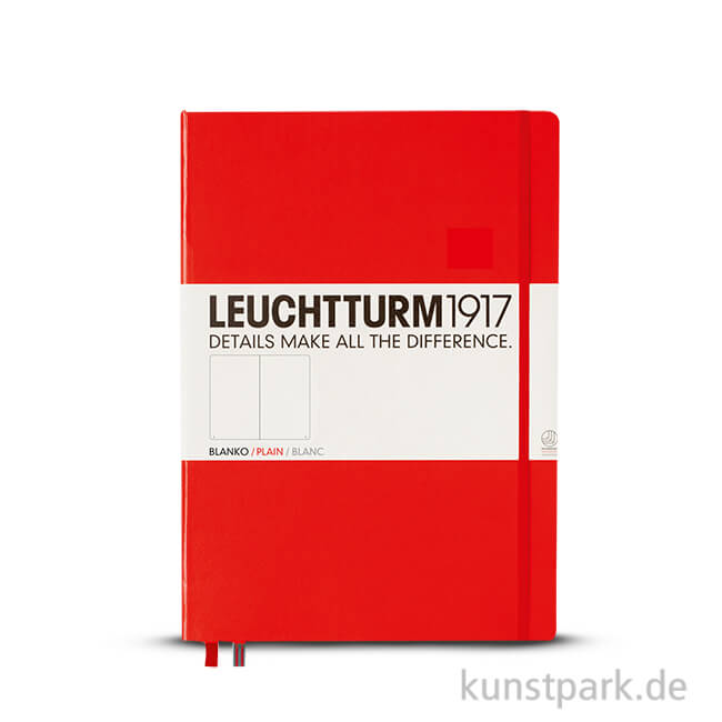 Artikelbild 1 des Artikels “Leuchtturm Notizbuch Hardcover - Rot - Blanko Medium A5 - 249 Seiten“