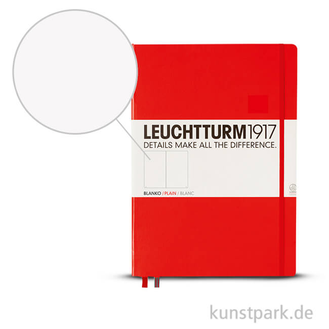 Artikelbild 1 des Artikels “Leuchtturm Notizbuch Hardcover - Rot - Blanko “