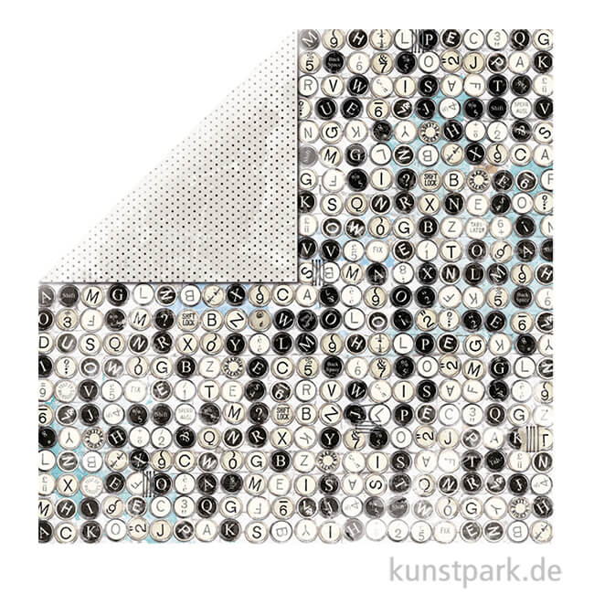 Artikelbild 1 des Artikels “Life In Color - Scrapbookingpapier 190 g | Typewriter “