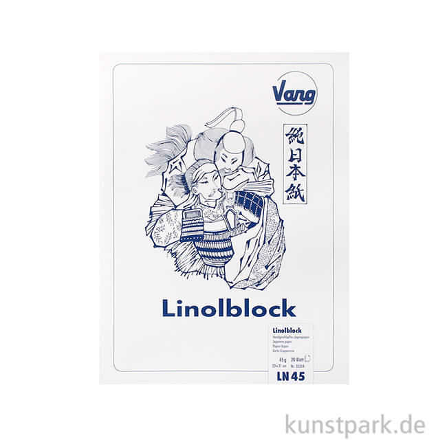 Artikelbild 1 des Artikels “Vang Linolblock - Japanpapier, 20 Blatt, 45g 23 x 31 cm“
