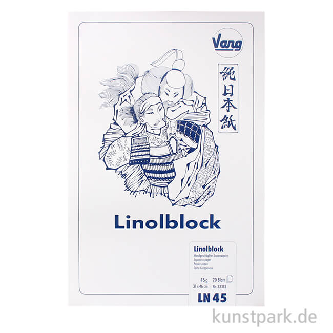 Artikelbild 1 des Artikels “Vang Linolblock - Japanpapier, 20 Blatt, 45g 31 x 46 cm“