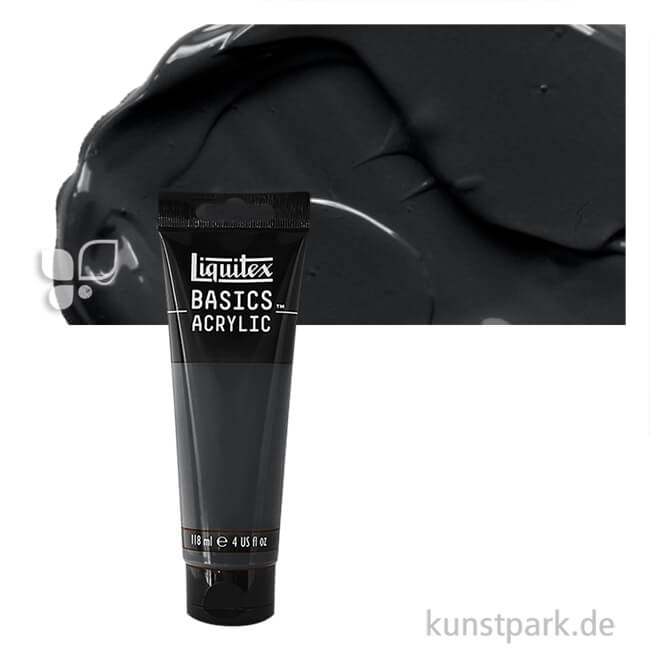 Artikelbild 1 des Artikels “Liquitex BASIC Acrylfarben 118 ml Tube | 244 Elfenbeinschwarz“