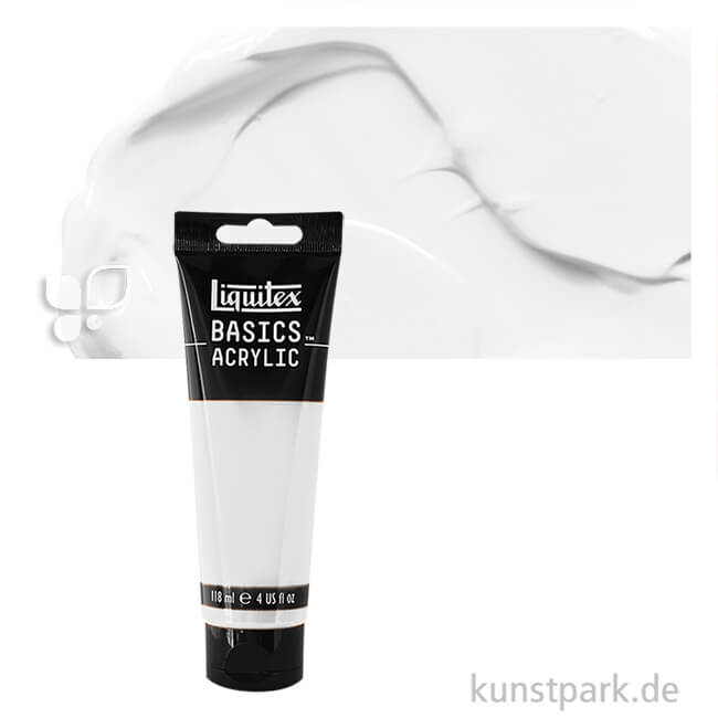 Artikelbild 1 des Artikels “Liquitex BASIC Acrylfarben 118 ml Tube | 432 Titanweiß“
