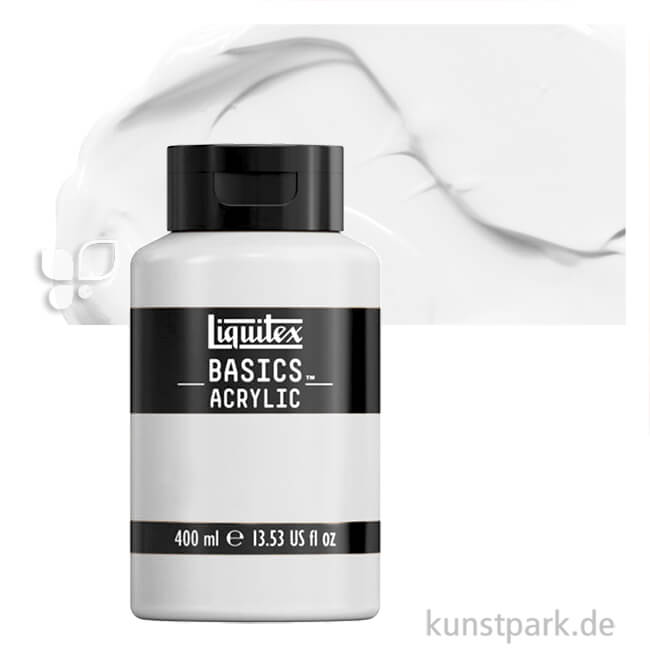 Artikelbild 1 des Artikels “Liquitex BASIC Acrylfarben 400 ml Flasche | 432 Titanweiß“